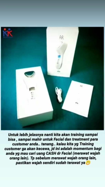 Kk Silviang-3 Alat Facial Setrika Wajah 3In1 Skin Device
