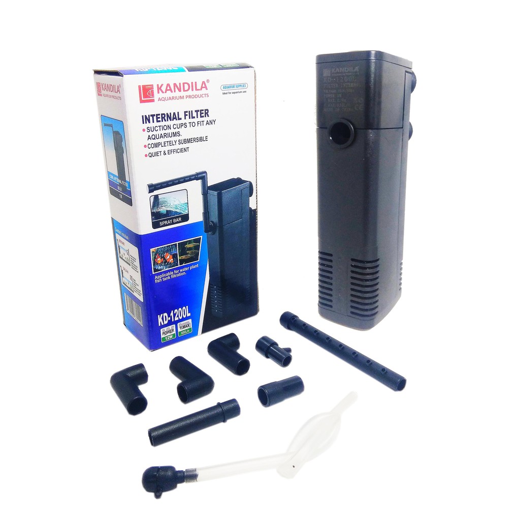 Mesin Pompa Aquarium Mini Internal Filter Kandila KD-1200L 12W