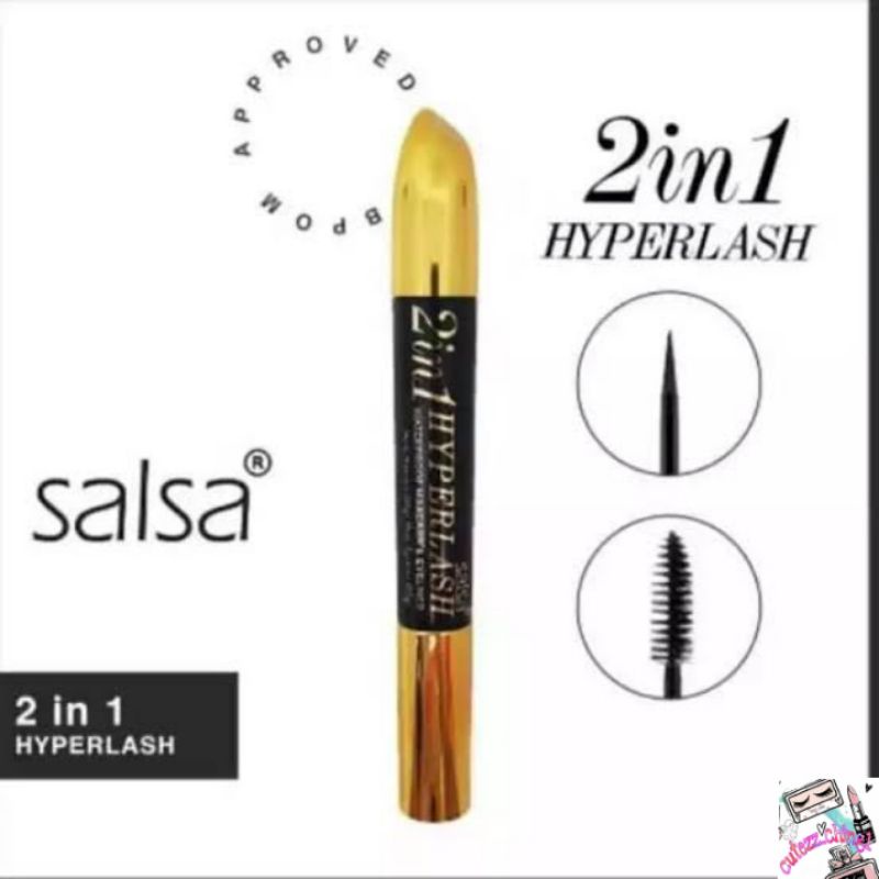 ☃Cutezz_Ching1☃Salsa 2In1 Hyperlash Mascara &amp; Eyeliner