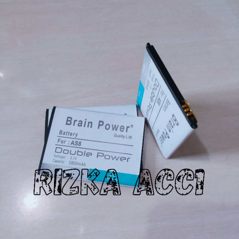 Baterai Batre Aldo AS8 / A S8 Brain Power Battery Batrai Hp