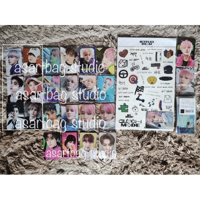 Jeno  PC pop up md, digi, album glimo, dreaming, ld r2, ygm r1 & r2, sgs pb digi, set selca idc univ