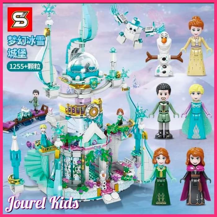 JK -  Lego Princess Frozen Sy1458 Fantasy Castle Brick Sy1458 Minifigure