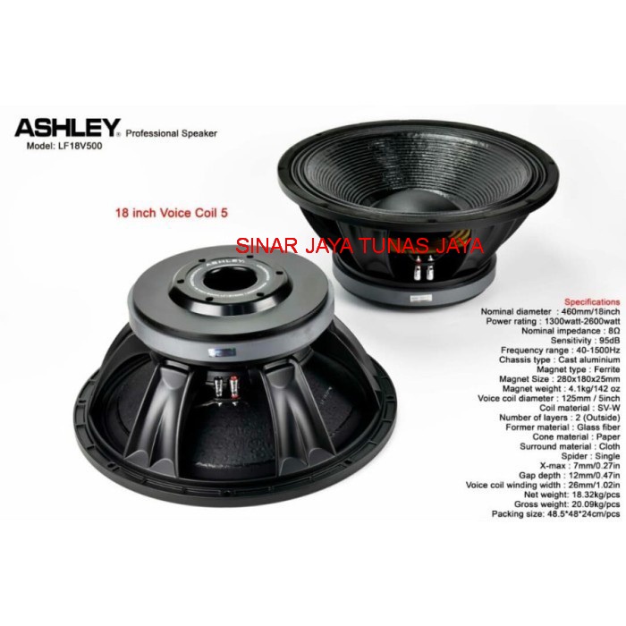 KOMPONEN SPEAKER ASHLEY LF18V500