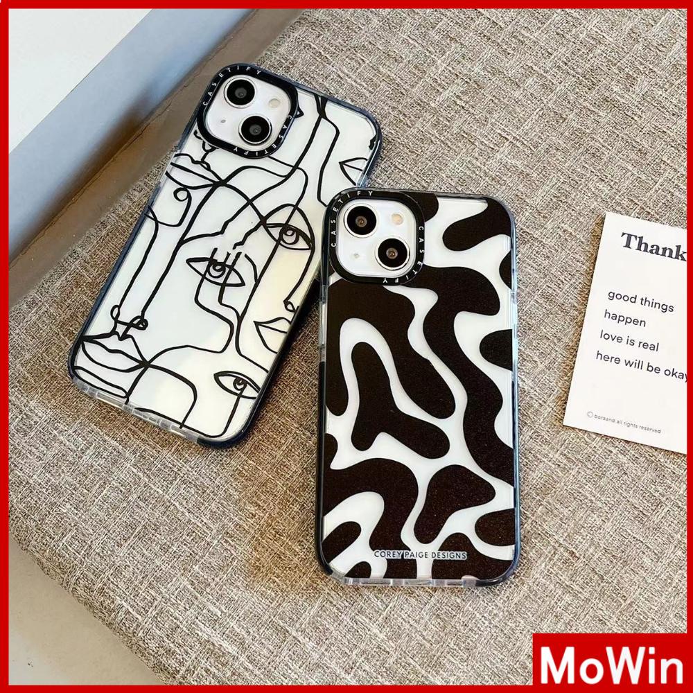 iPhone Case Silicone Soft Case Clear Case Thickened Shockproof Protection Camera Abstract Art Compatible For iPhone 11 iPhone 13 Pro Max iPhone 12 Pro Max iPhone 7 Plus iPhone xr