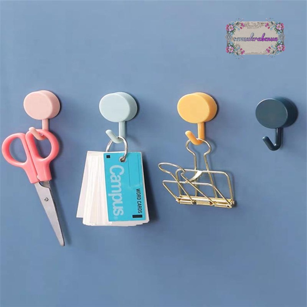 RT36 gantungan hanger hook tempel dinding baju plastik serbaguna SB3102