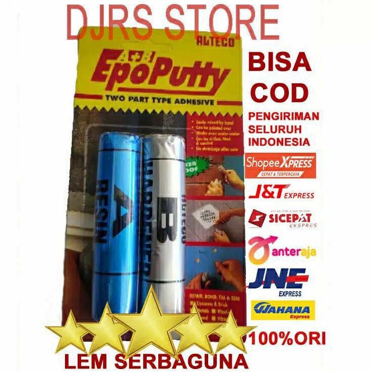 COD Lem Porting Epo Putty Lem Alteco Eppo puty tahan panas serbaguna epoxy resin