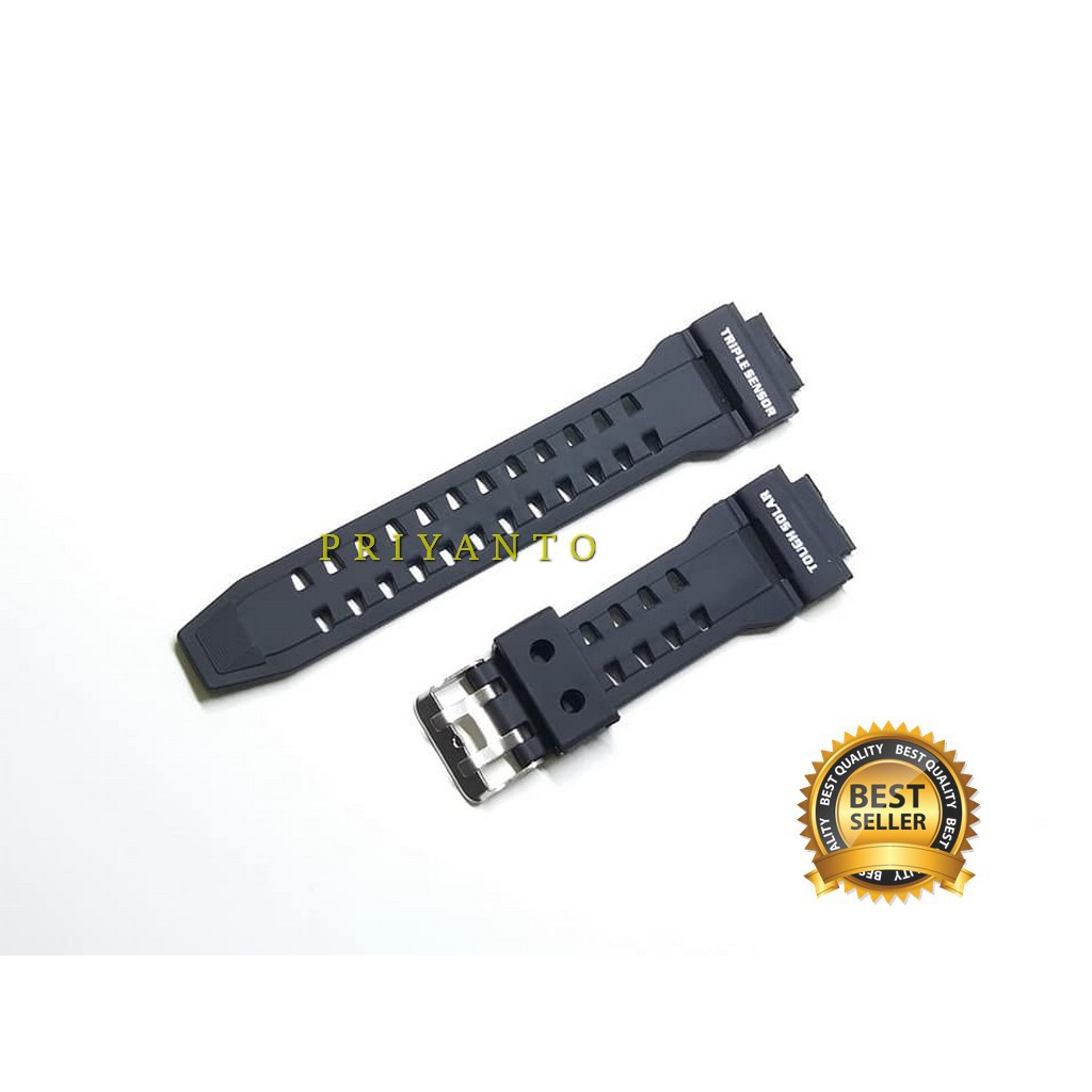 Strap tali jam tangan casio Gshock Riseman tough Solar G-shock G9200 G-9200 G 9200 Black