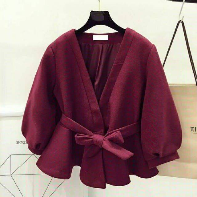 Blouse Kimono Miu Miu Maroon