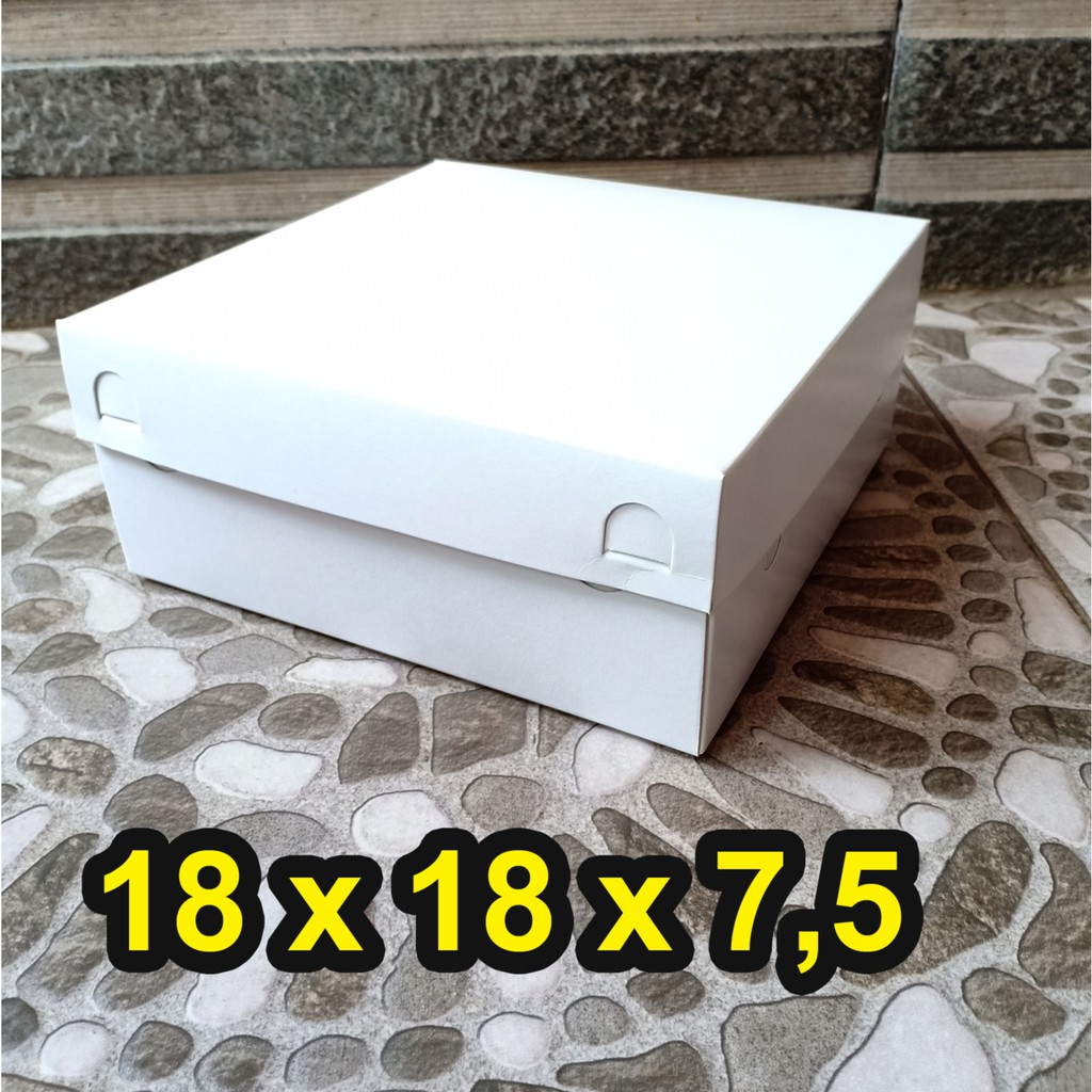 Dus 18x18 cm / Box 18x18x7,5 cm / box / dus / dus makanan / box nasi
