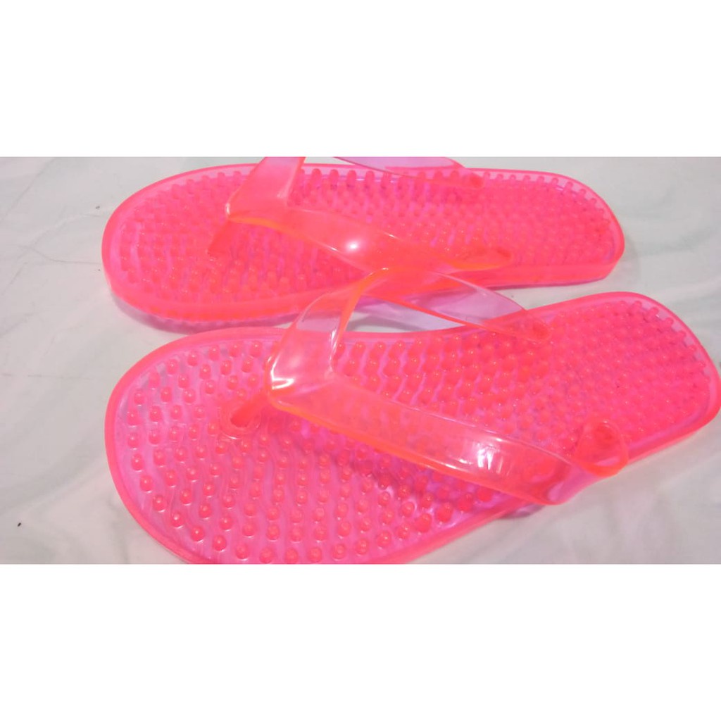 SENDAL REFLEKSI REMATIK KESEHATAN SANDAL DURI BENING JELLY WARNA&quot;