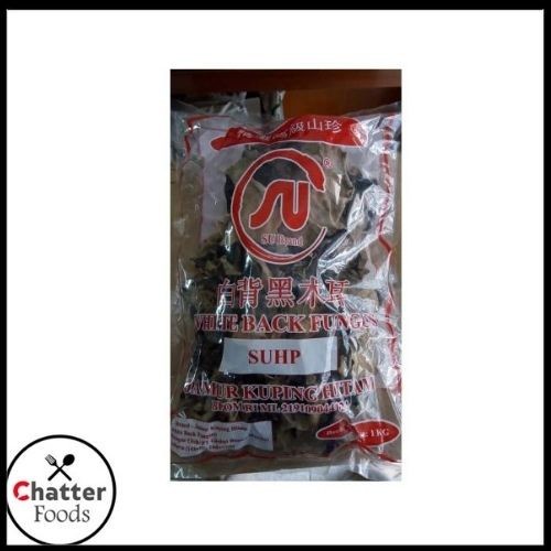 

Jamur Kuping Hitam SUHP SU Brand White Back Fungus 1Kg