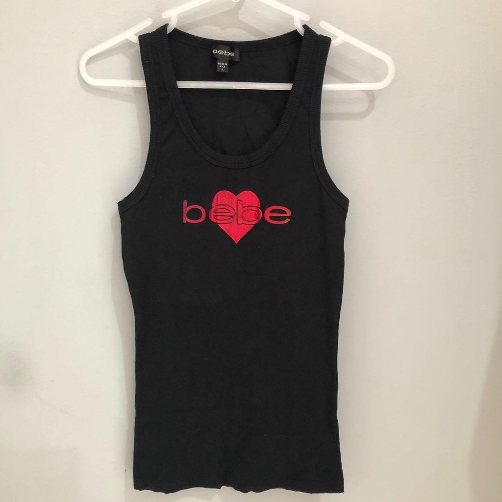 Bebe Black Tank Top Shopee Indonesia