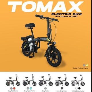 E-Bike Sepeda Lipat Elektrik/Folding Bike Celcius Electric Tomax 14'' sepeda listrik murah, motor listrik murah, motor aki, sepeda dewasa, sepeda anak limited