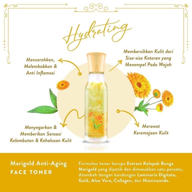 NPURE Indonesia / Facial Wash Cleanser Face Primer Essence Toner Serum Ampoule Day Night Eye Cream Moisturizer Sunscreen Sheet Clay Mask Masker Clear Pad Soothing Body Lotion / Marigold Cica Centella Asiatica Noni Probiotics Acne Spf Foam Paket Lengkap