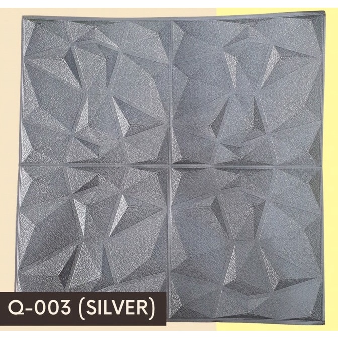 Wallpaper Dinding Foam Wallfoam Brickfoam 3D Dekor Kamar Motif Diamond-4