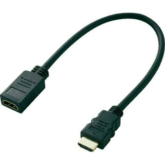 (COD) SAMBUNGAN KABEL HDTV MALE TO FEMALE PERPANJANGAN EXTENSION UNTUK KE TV