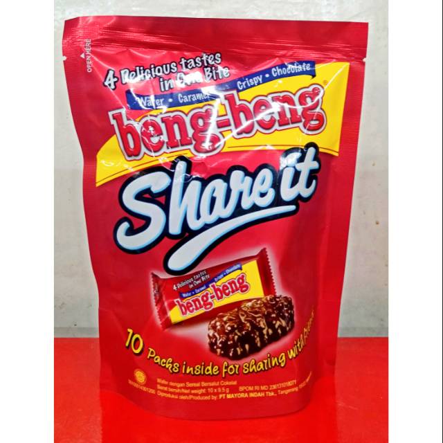 

Beng-beng share it isi 10 sachet*9.5 gram