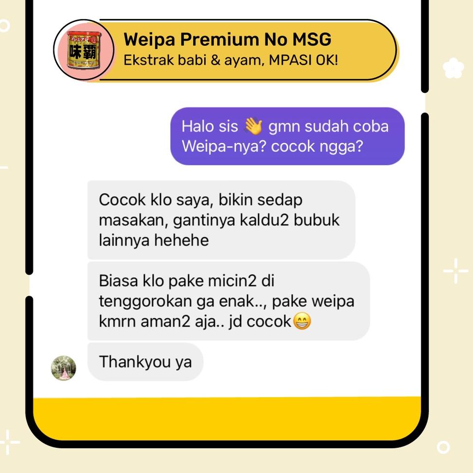 

Spesial Weipa Premium 250g .,.,.,.,