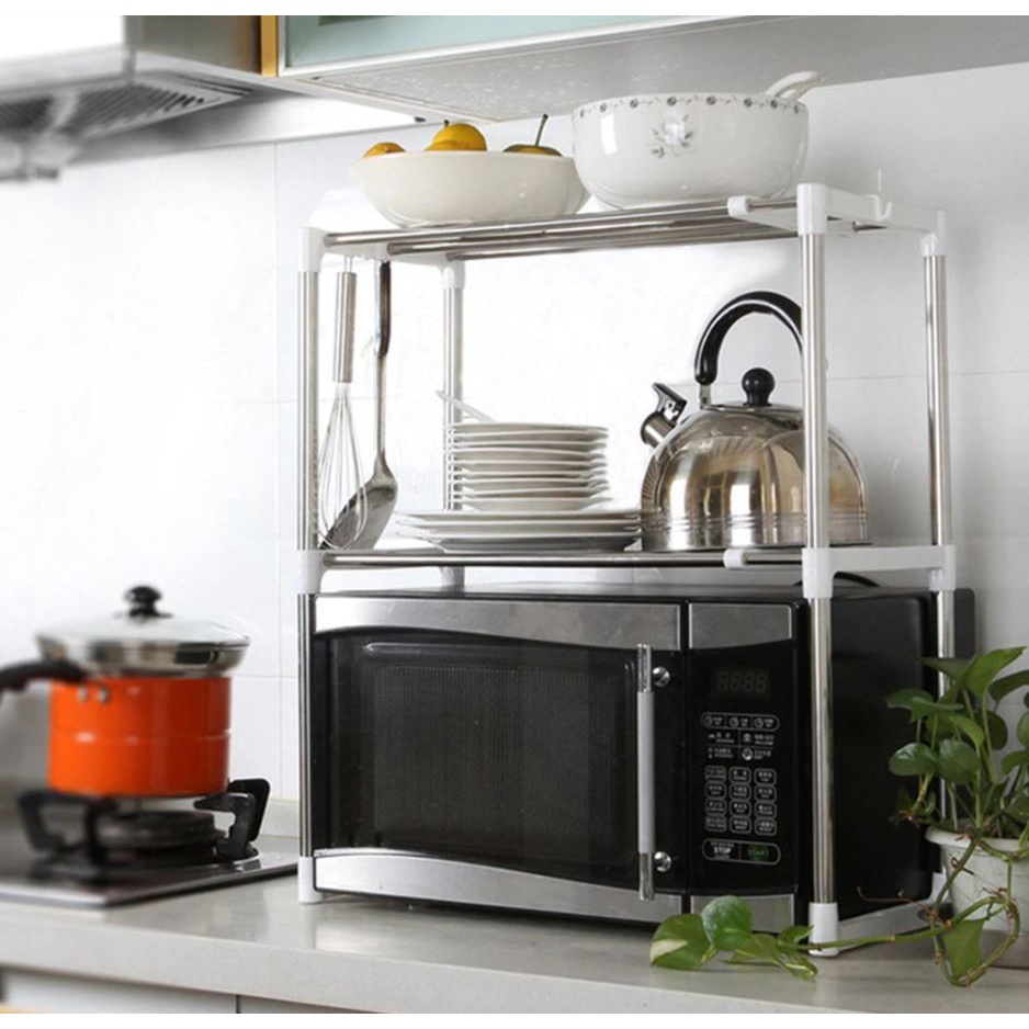 Rak Dapur - Rak Stainless - Rak Microwave Susun