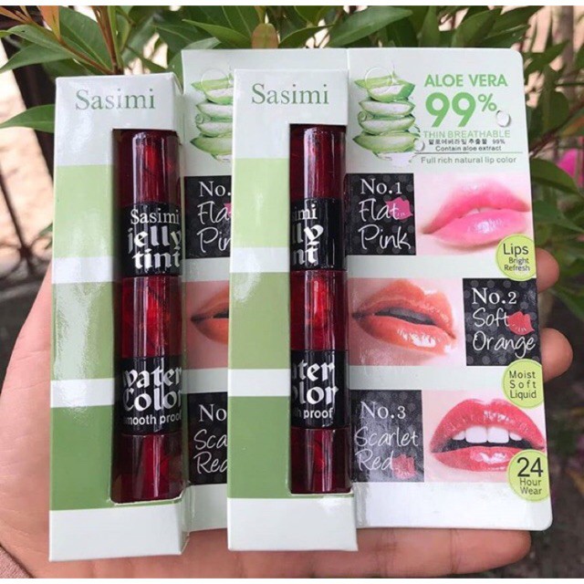 Liptint Sasimi / Sasimi 3In1 / Liptint Sasimi unicorn isi 3 pc