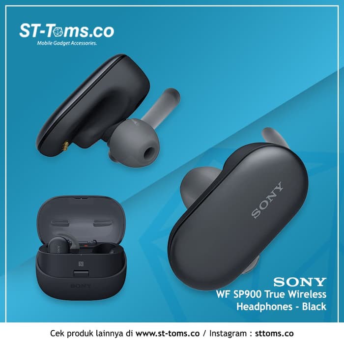 Sony WF SP900 / SP 900 True Wireless Sports Headphones - Black Best seller