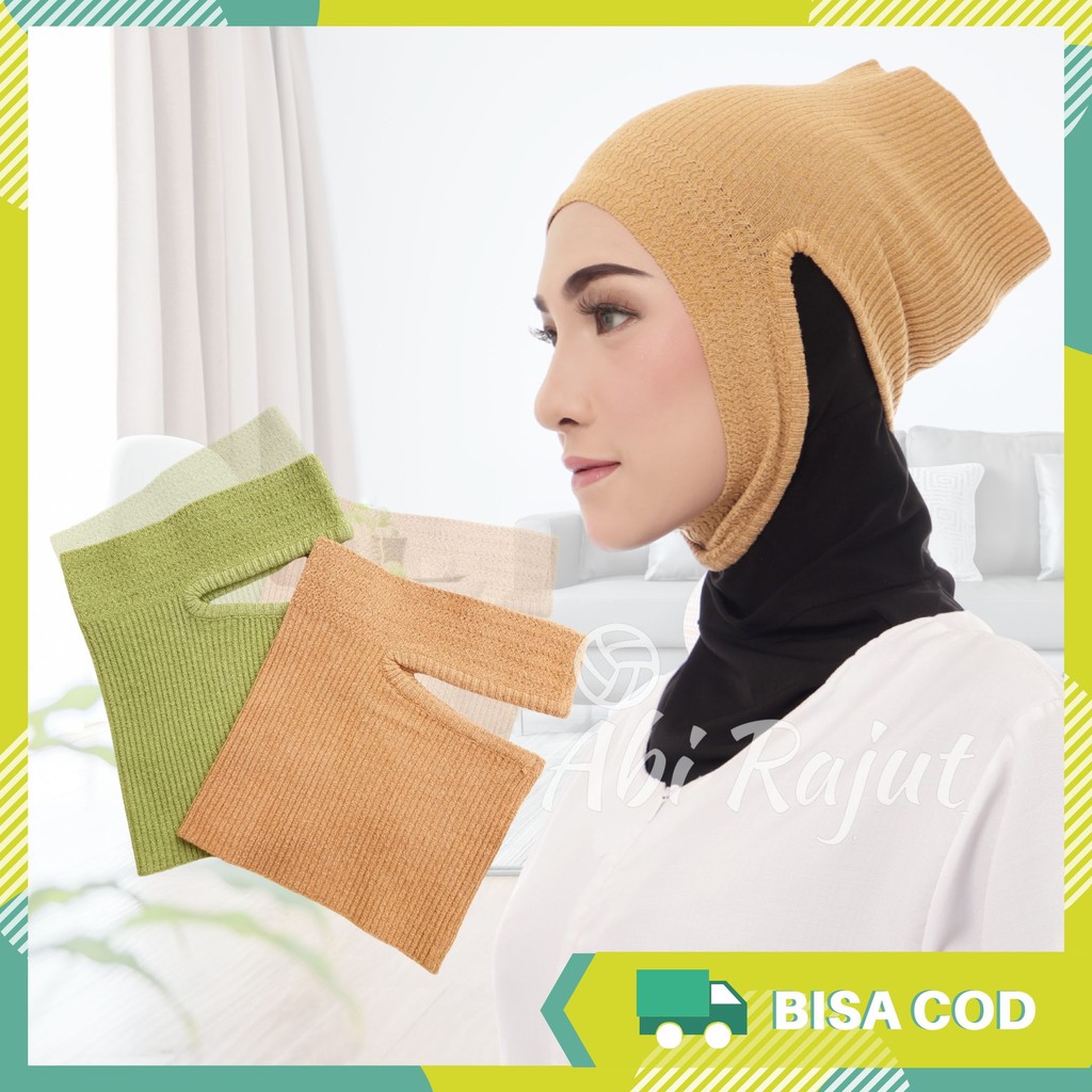 Ciput Rajut Anti Budeg Ciput Jilbab Cepol Annisa Premium