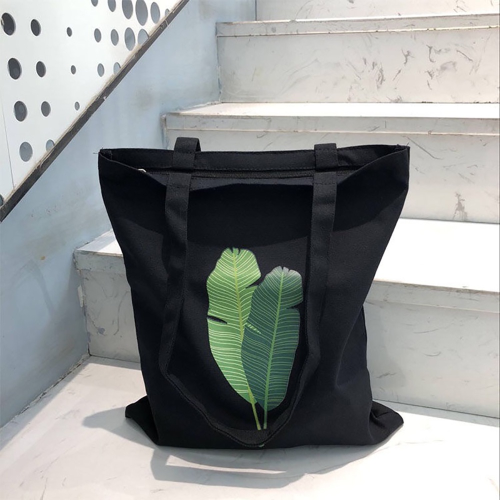 FINOM GINA - Tote Bag Wanita Korean Style Green Leaf