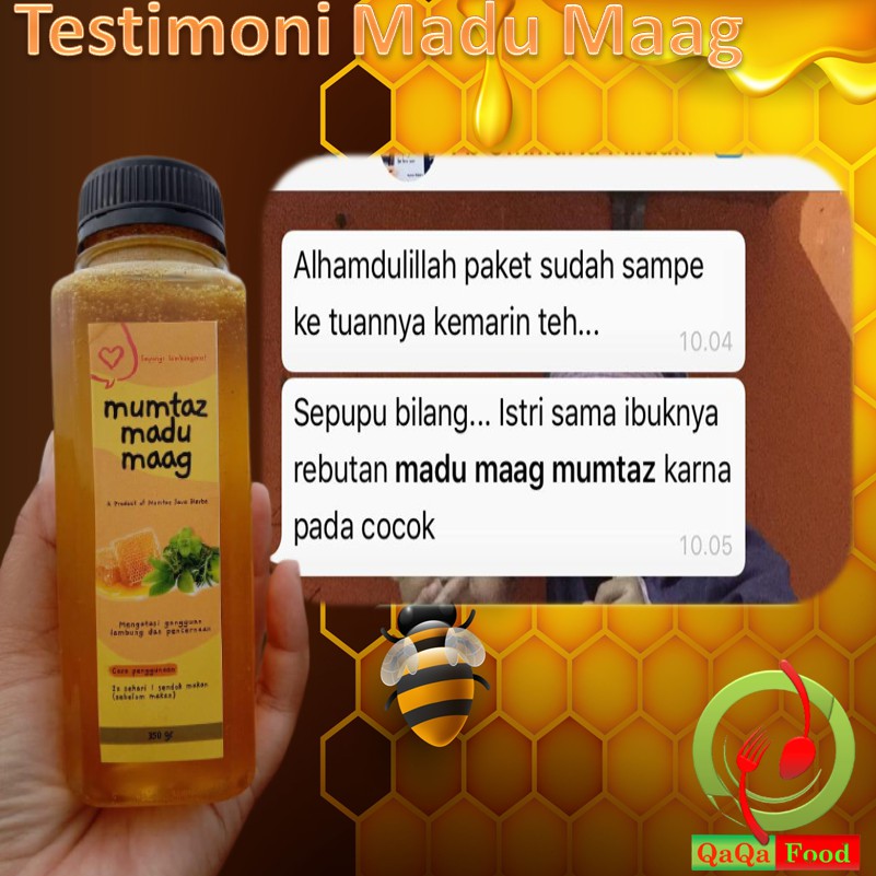 Madu maag maagh Lambung obat herbal asli 100% alami radang Asam Lambung imunitas tubuh 650 Gram-6