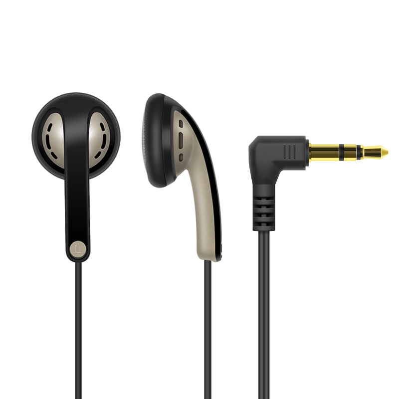 Qian39 Earphone In Ear Hifi Dinamis Mini Kepala Flat Jack 3.5mm Untuk Iphone / Samsung / Xiaomi