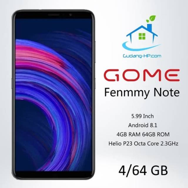 Hp gome fenmmy note ram 4/64 gb garansi 1 tahun kwalitas terbaik