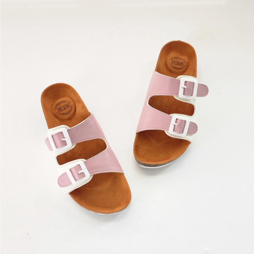 ARLAINE YOSHIE Sandal Casual wanita Sandal Puyuh Sandal Birken 2 Warna BM.01