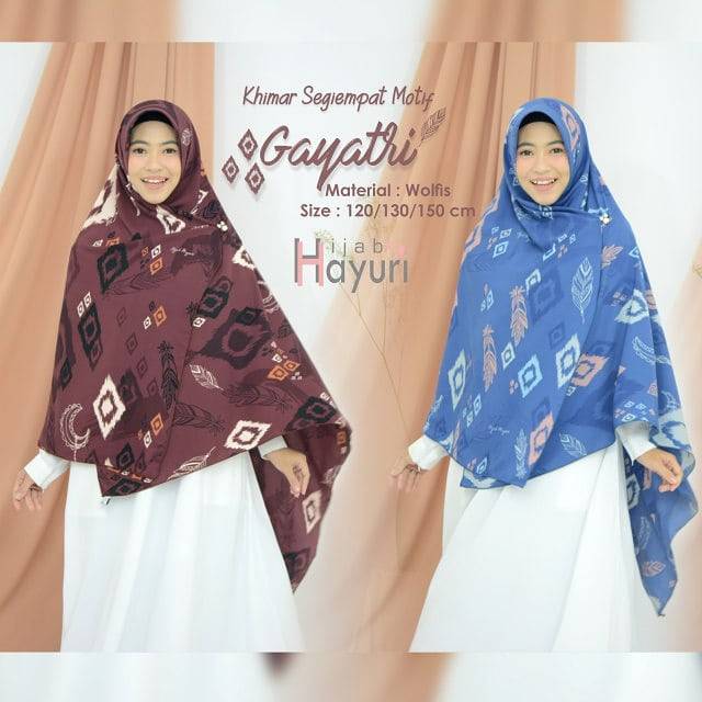 HIJAB SEGI4 130 x 130 &amp; 150 x 150 || GAYATRI ||BY HAYURI