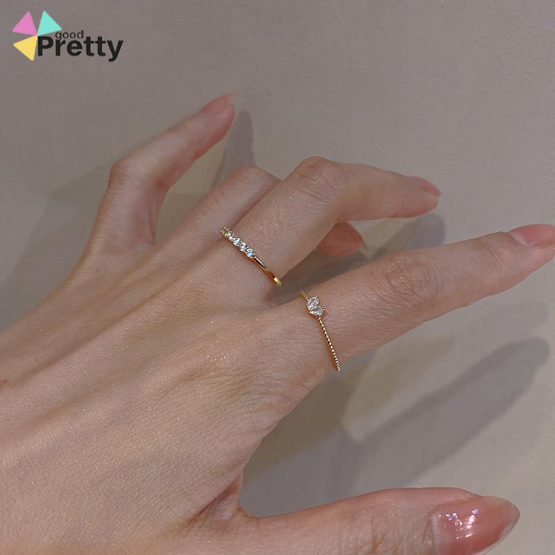 Cincin Jari Telunjuk Desain Hati Ukuran Kecil Untuk Anak Perempuan - PD