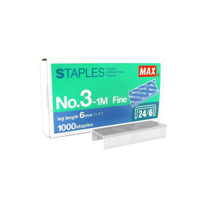 Refill Staples Max No.3 per Pcs