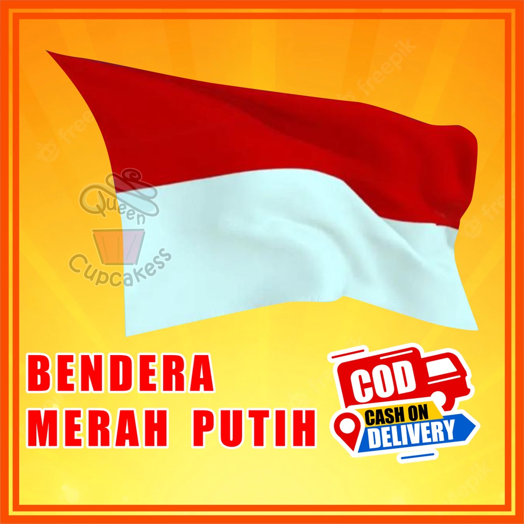 Bendera Merah Putih Kecil Jumbo Besar Mini 17 Agustusan Sedang Mini Dirgahayu Bahan Satin Katun Premium Murah