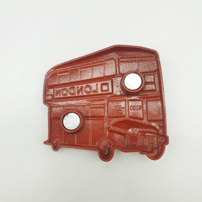 3D LOGAM Souvenir Negara magnet Kulkas Tempelan LONDON Bus double deck