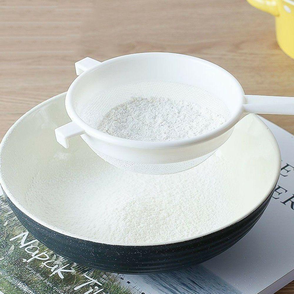 [Elegan] Flour Sieve Mesh Handheld Tea Leaf Colander Saringan Minyak Gula Kue