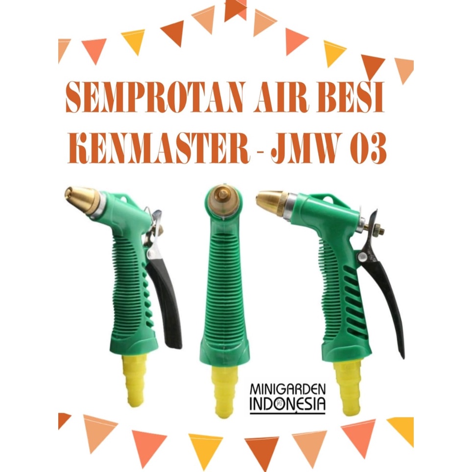 SEMPROTAN AIR BESI MODEL LURUS KENMASTER JMW 03 alat siram taman