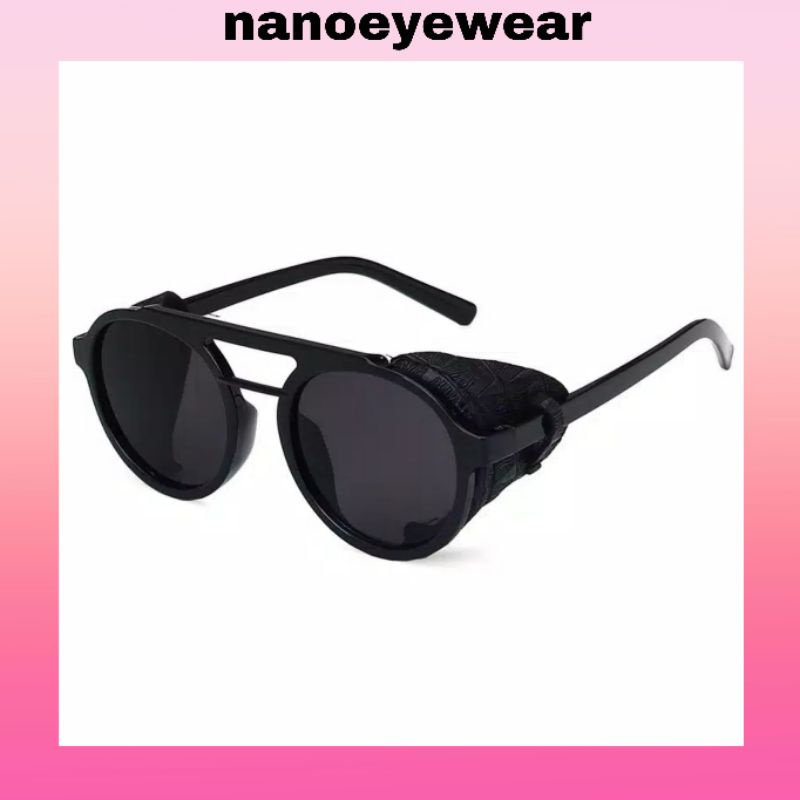 Kacamata retro Import kacanata Hitam pria kacamata hitam wanita