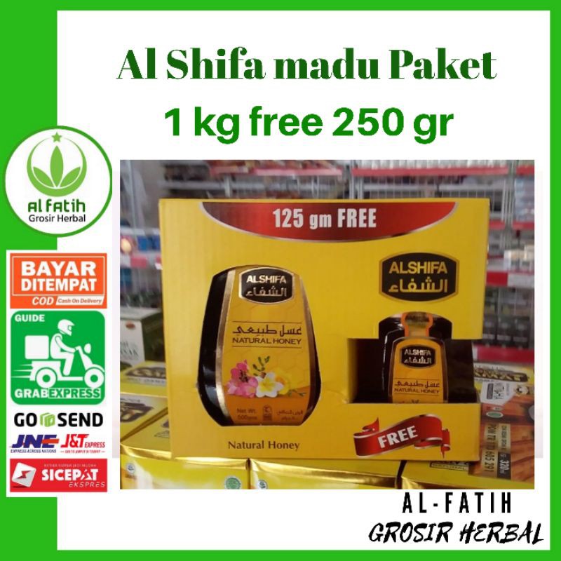 

Al Shifa madu madu arab Alshifa 1kg Free 250gr Squeezbale Promo Paket