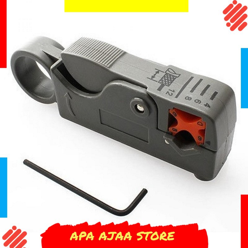 Terlariss !! Rotary Coaxial Cable Stripper Cutter - RG58