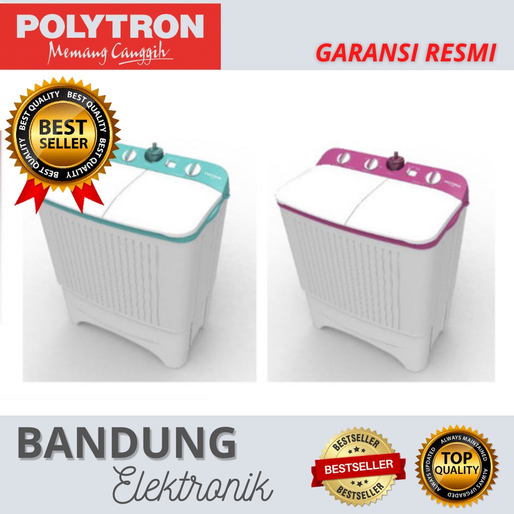 MESIN CUCI POLYTRON PWM-952 / PWM952 , 2 TABUNG 9 KG
