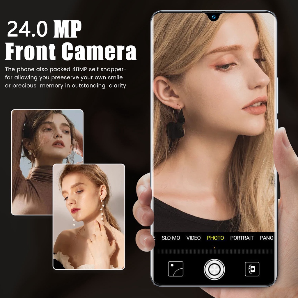 【New product】 Smartphone  MIX4  7.2 inci 5G HD Layar Handphone Android 8GB RAM + 256GB ROM HD 5G Kartu Ganda Ponsel Permainan Pintar Android Layar Penuh