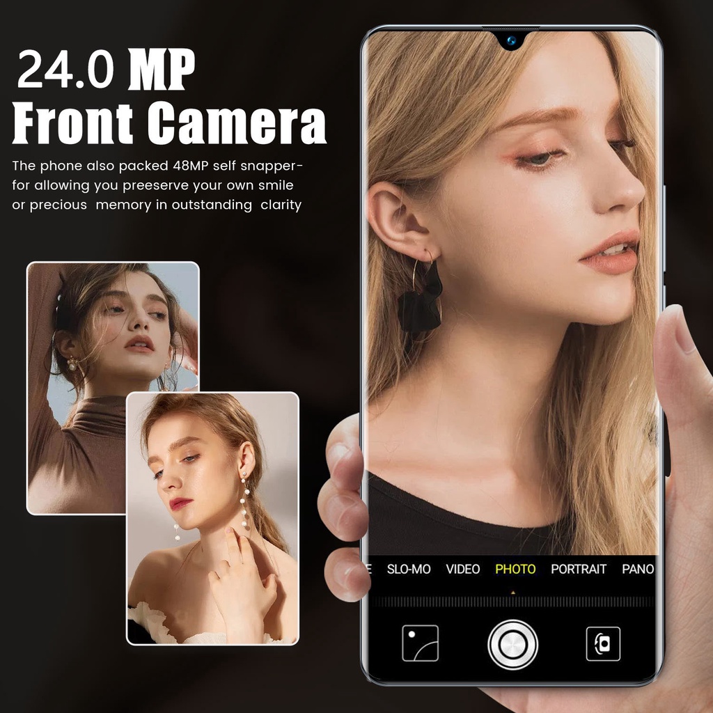 【Produk baru dalam stok】 2021 Smartphone  Baru MIX4 Pro 7.2 inci Ponsel Layar Penuh Sistem Android 8GB + 256GB Kartu Ganda  5G Handphone