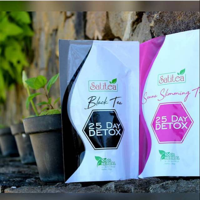 

Satitea Teh Detoks Herbal Alami Slimming Tea Black Tea