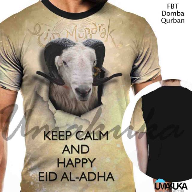 FBT Domba Qurban Umakuka 3d full print Grosir kaos Distro Keren Murah Bandung