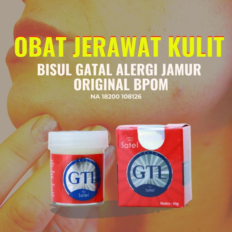 Satel Salep Gatel GTL Mengobati Jerawat Panu Kadas Kurap Eksim Gatelan Aman Bpom-1