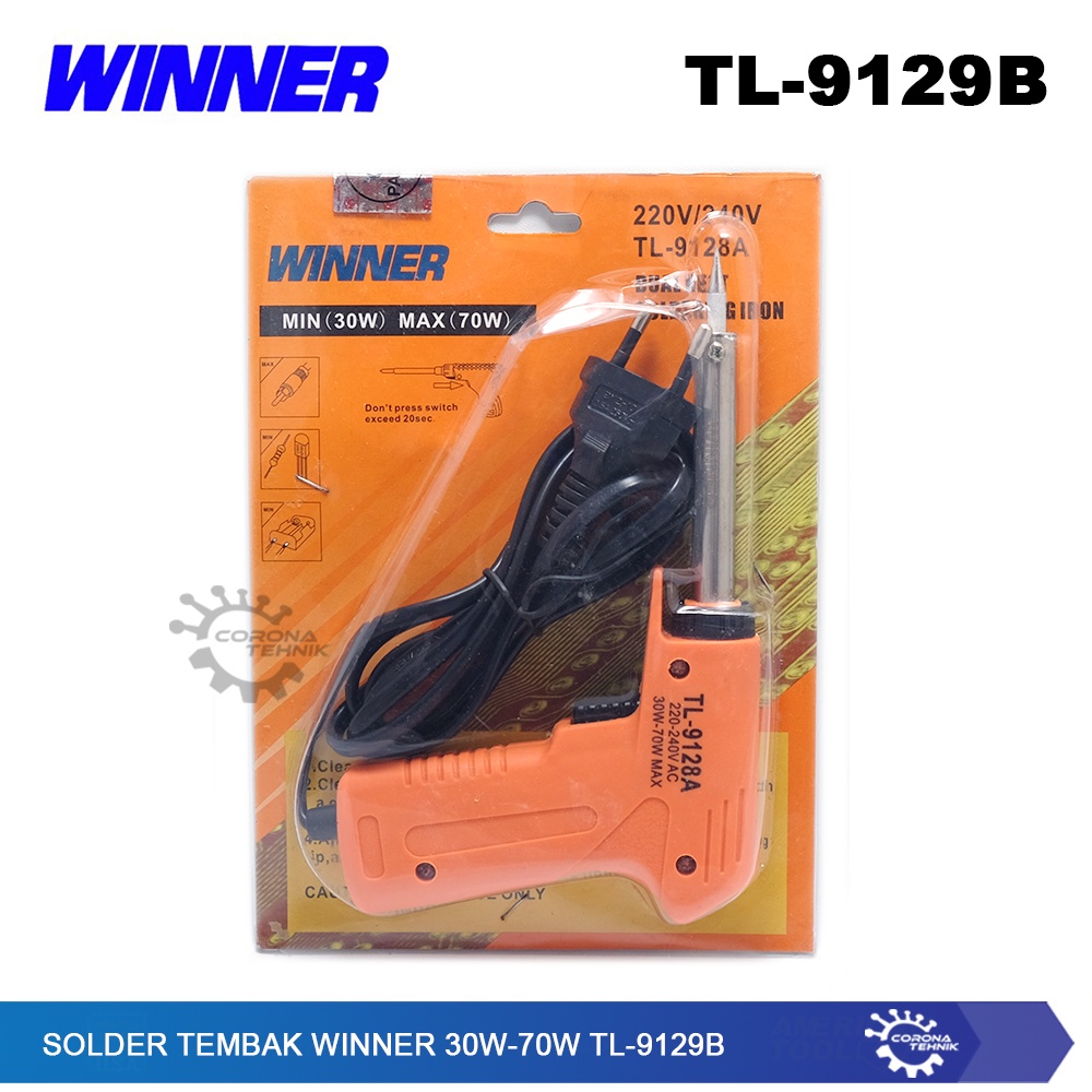 Winner TL-9129A - Solder Tembak -  ( 30-70 Watt )