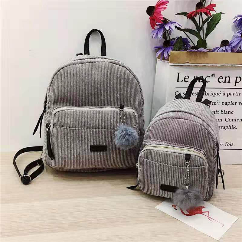 TAS RANSEL MINI VELVET BACKPACK LUCU TAS IMUT FASHION WANITA IMPORT TERMURAH TAS KEKINIAN READY COD