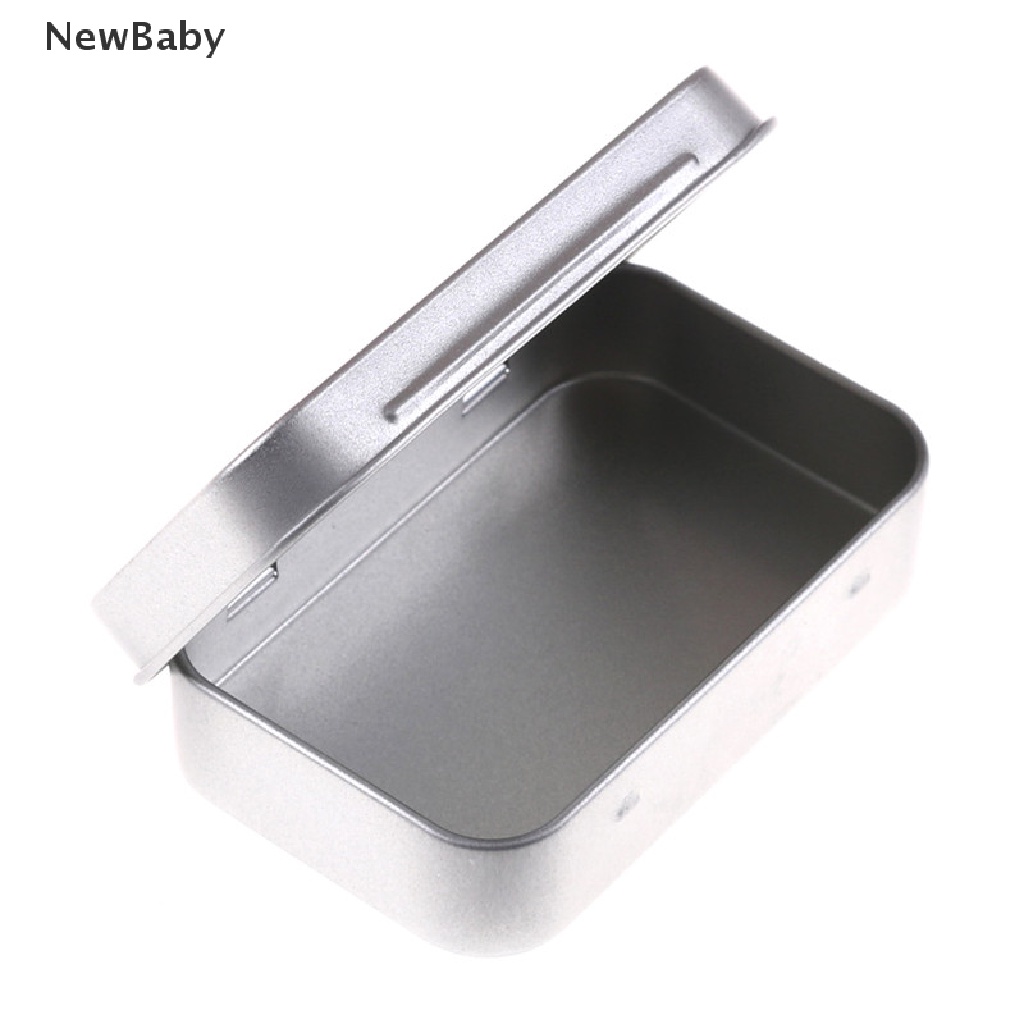 Newbaby Kotak Kaleng Penyimpanan Koinpermenkunci Model Flip Bahan Metal Ukuran 95x60 X 20mm